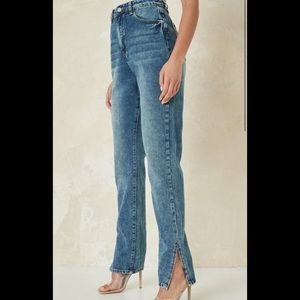 Missguided split hem Jean